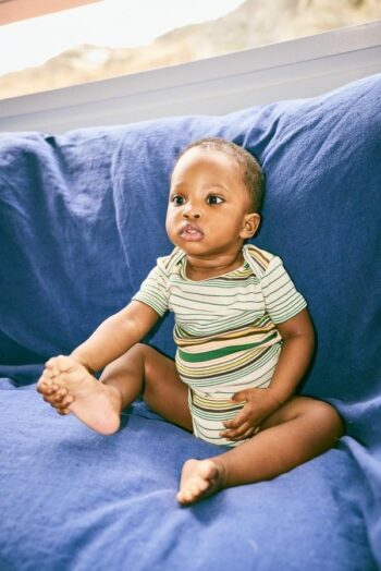 Misha & Puff Tank Romper Lawn Patio Stripe baby fashion