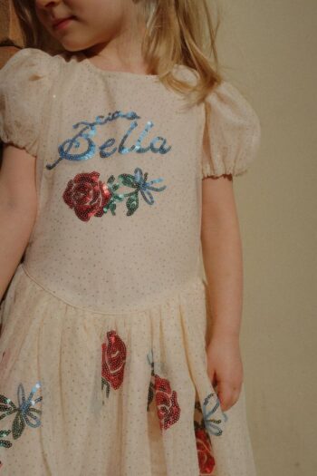 RHW X KS BELLA dress on girl