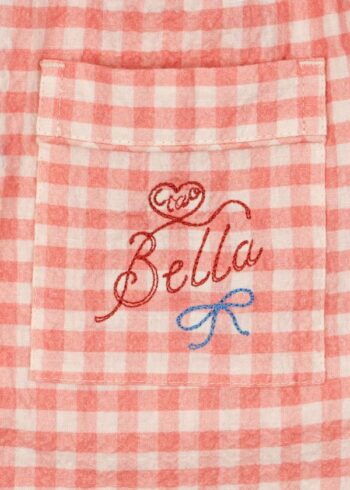 Rosie HW x Konges Bella Jacket Peach Blossom pants label