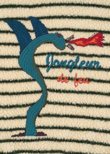 Rosie HW x Konges jacket jongleur motif