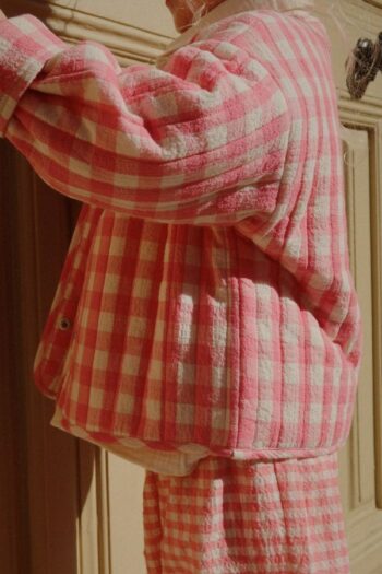 rhw x konges bella jacket peach blossom side