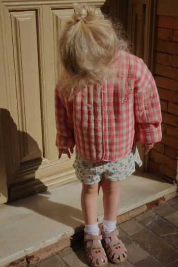 rhw x konges bella jacket peach blossom with bella shorts