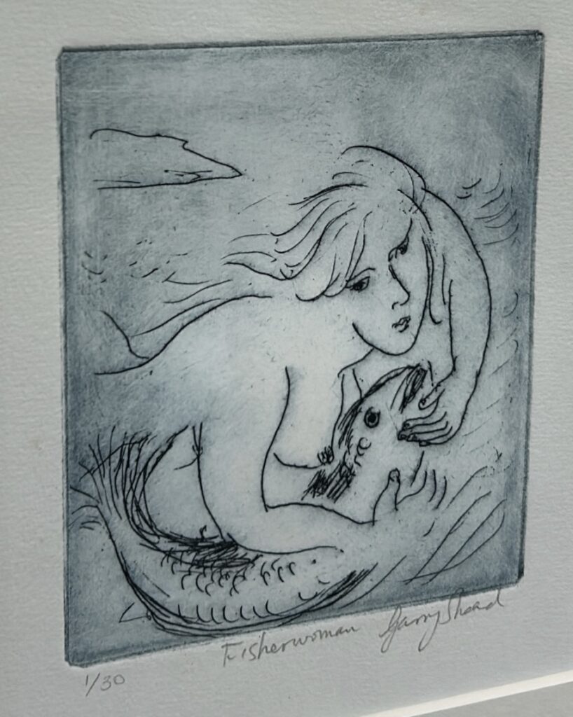 Art Sale: Garry Shead Price List 2025 18 Fisherwoman by Garry Shead