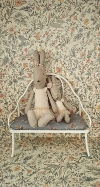 Maileg Rabbit Micro Ballet Suit and Skirt Rose