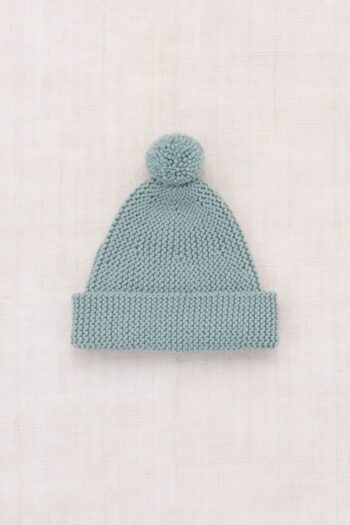 misha&puff ポンポン付きニット帽 indigo garter Hat Wool Hat | Wool Beanie Hat | Misha & Puff
