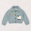 Misha & Puff Baby Meadow Motley Cardigan Overcast