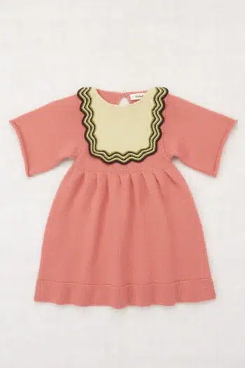 Misha &amp Puff Chevron Bib Dress Rosewood