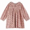 Emile et Ida Dress Pink with Red Flowers front