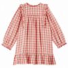 Emile et Ida Pink Gingham Ruffle Dress