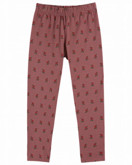 Emile et Ida Poppy Violin organic leggings