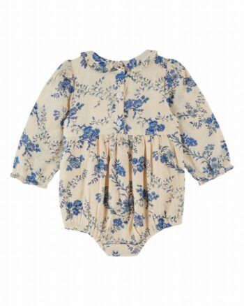 Emile et Ida Romper blue orchid back