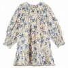 Emile et Ida Smocked Dress Blue Orchid