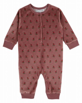 Poppy Violin Velvet Jumpsuit