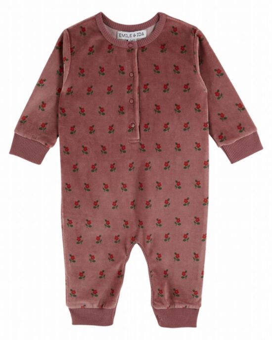 Poppy Violin Velvet Jumpsuit