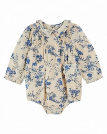 Emile et Ida romper blue orchid
