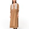 Ewa i Walla Gry Checked Dress Cinnamon
