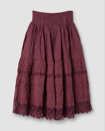 Ewa-i-Walla Haldis-skirt dark plum
