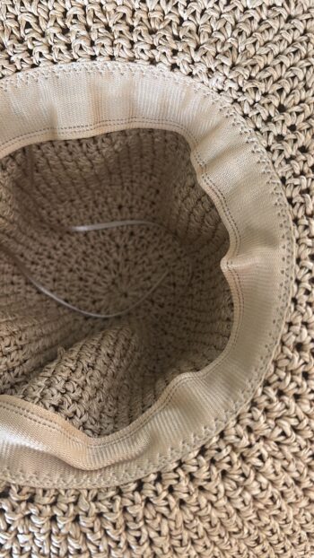 Fini Straw Hat interior