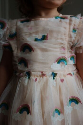 Konges Slojd Tullie Dress Rainbow Glitter