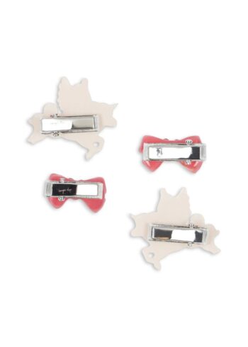 Konges Slojd Unicorn Bow Hairclips Back