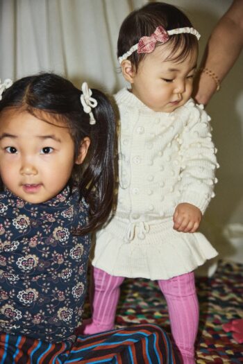 Misha & Puff Baby Skating Pond Skirt Sugar with popcorn jumper