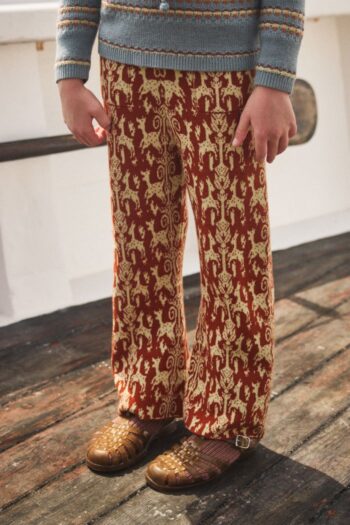 Alternative view of Misha & Puff Izzy Pant Chilli Spice Fauna