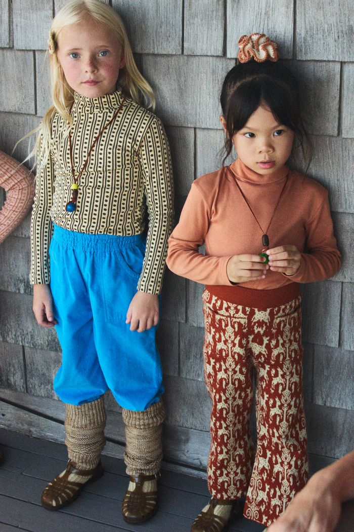 Misha & Puff Izzy Pant in Chilli Spice Fauna
