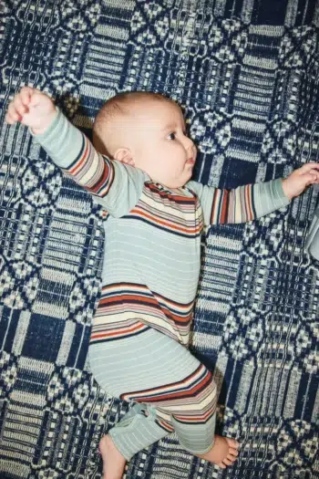 Misha & Puff Baby Jumpsuit Overcast Patio Stripe 3