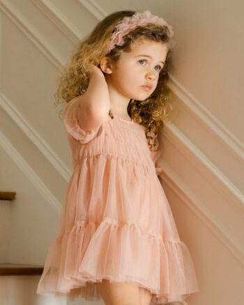 Noralee Coralie Dress and Pixy Headband Rose