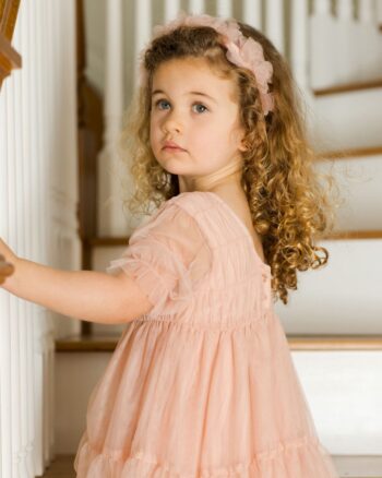 Noralee Coralie Dress and Pixy Headband Rose girlswear