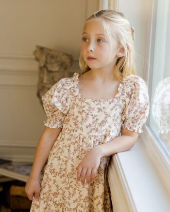 Noralee Louella Dress Rose Meadow Ivory 6
