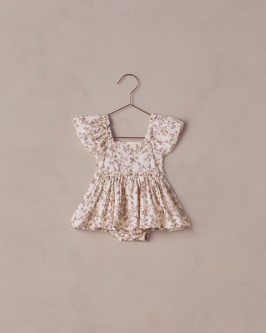 Noralee Margot Romper Rose Meadow Ivory 1 Noralee Margot Romper Rose Meadow Ivory