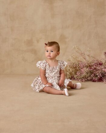 Noralee Margot Romper Rose Meadow Ivory 7