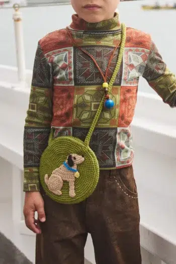 Alternative view of Misha & Puppy Circle Bag Matcha