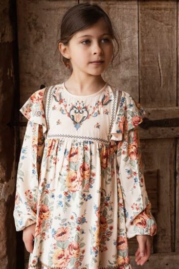 Bachaa Beauty Dress Amor Print with gorgeous girl