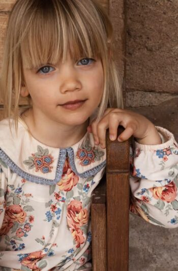 Bachaa Ma Biche Blouse Amor Print 14 Bachaa Ma Biche Amor Print close up