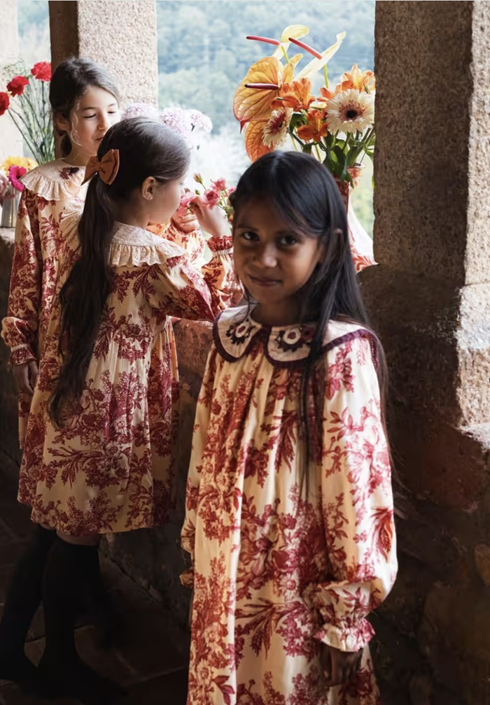 Bachaa Ma Douce Dress Sweetheart Print 2 Bachaa Ma Douce Dress Sweetheart Beautiful Childrens Wear