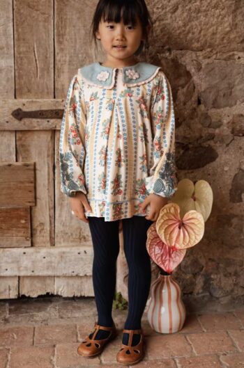 Bachaa Ma Puce Blouse Darling Print gorgeos childrens clothing