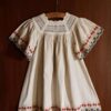 Bonjour Diary Butterfly Dress Natural Cotton Flax