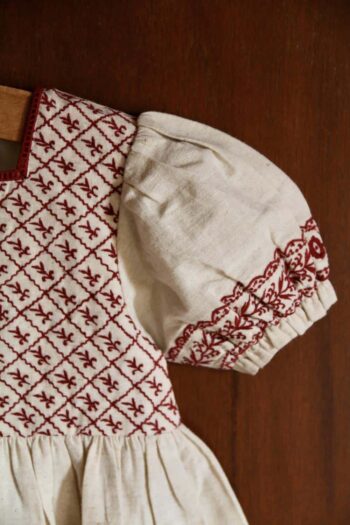 Bonjour Diary Heidi Dress Natural Cotton Flax