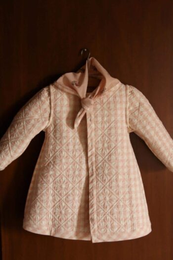 Bonjour Diary Reversible Dress Coat with Scarf Garden Flowers Print