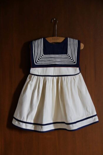 Bonjour Dairy Sailor Dress Navy Blue