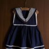 Bonjour Dairy Sailor Dress Navy Blue