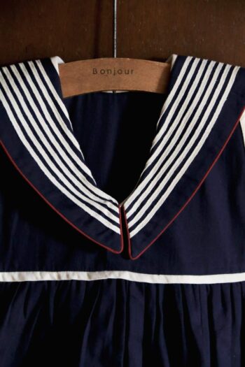 Bonjour Dairy Sailor Dress Navy Blue