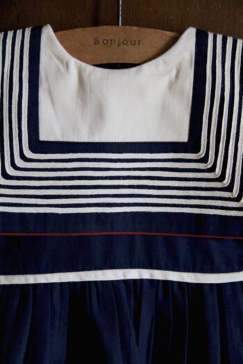 Bonjour Dairy Sailor Dress Navy Blue