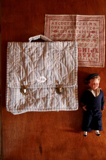 Bonjour Diary School Bag Transat Stripe