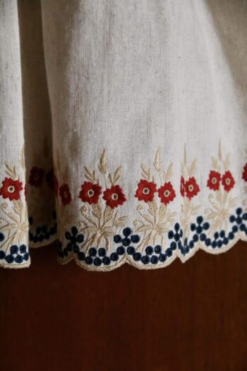 Bonjour Diary Skirt Dress Natural Cotton Flax