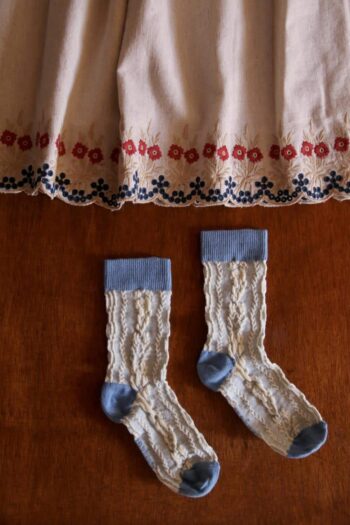 Bonjour Farandole Socks Pink, Blue