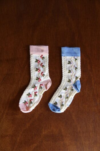 Bonjour Farandole Socks Pink, Blue
