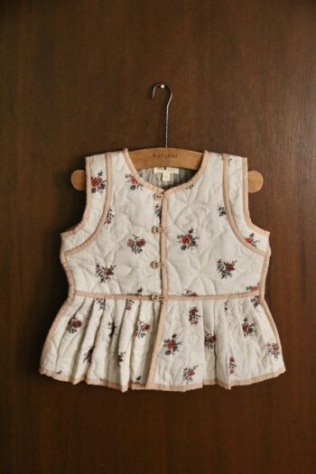 Bonjour Diary Vest Garden Flowers